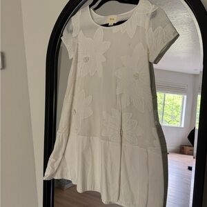 Maeve Textured White Blouse